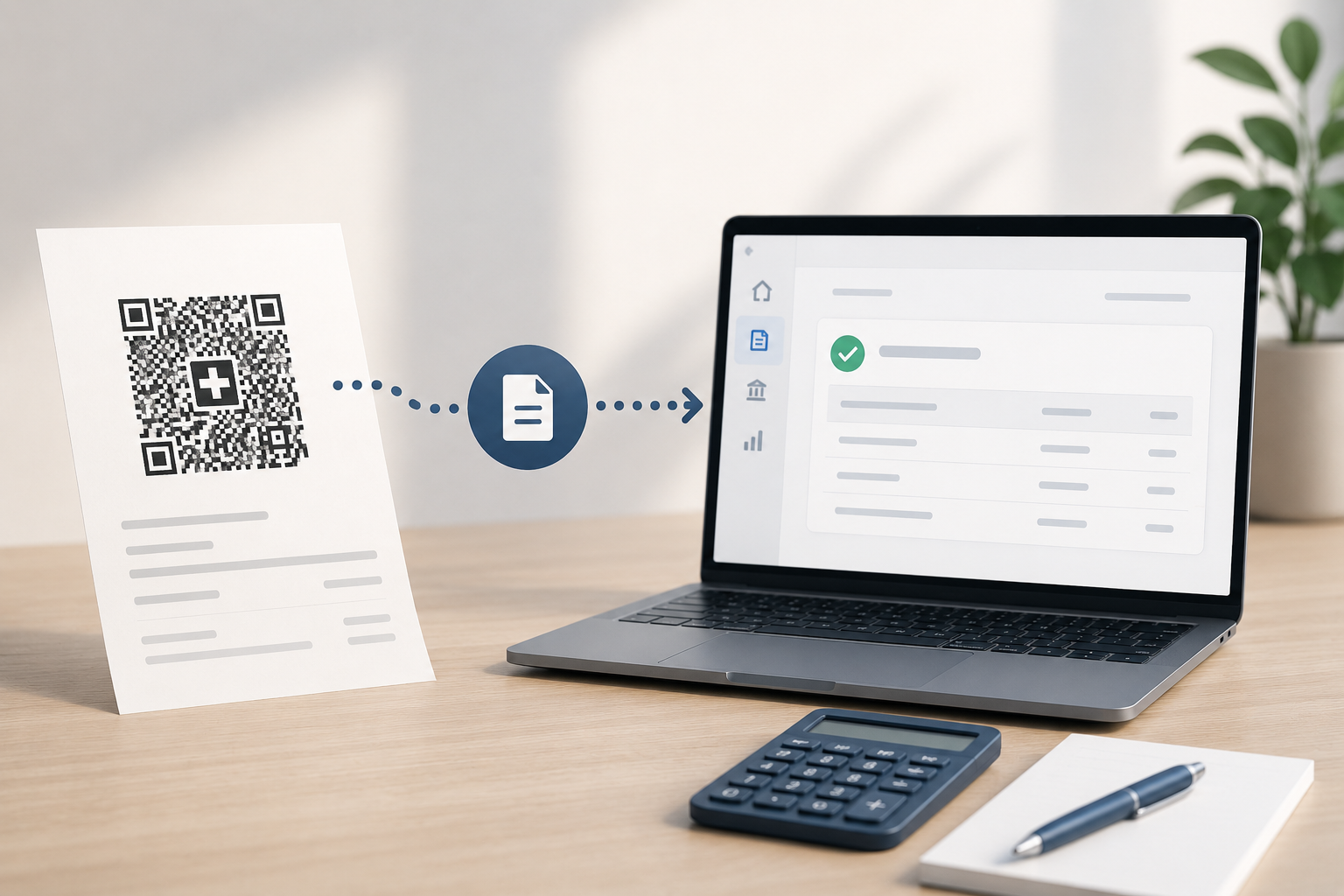 Wie QR-Rechnungen in Saldio automatisch verarbeitet werden